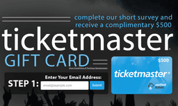 Ticket master Gift Card